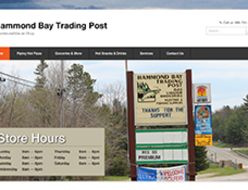 Check out the new Hammond Bay Trading Post website