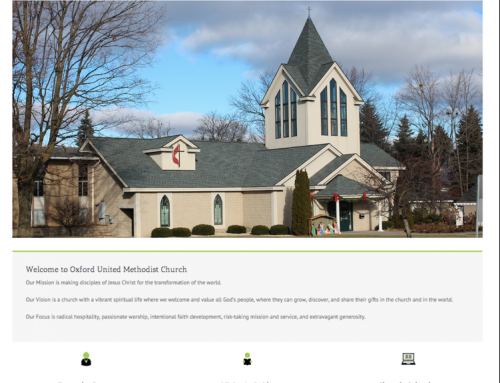 Check Out Another New Website: Oxford United Methodist Church