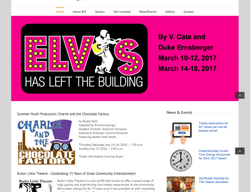 Pennsylvania Community Theatre Gets a New Website