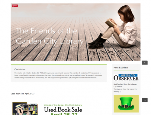 Supporting Our Local Library – Palmerworks Designs Friends of GC Library Website