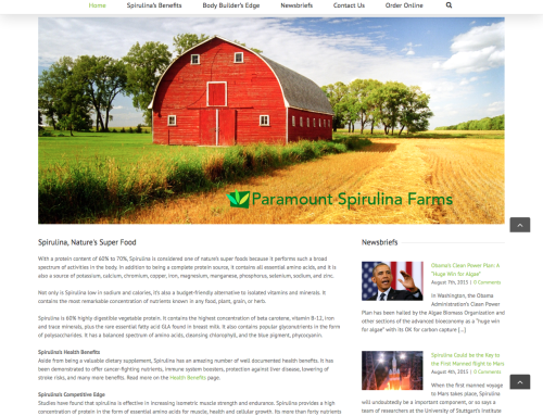 Paramount Spirulina Farms